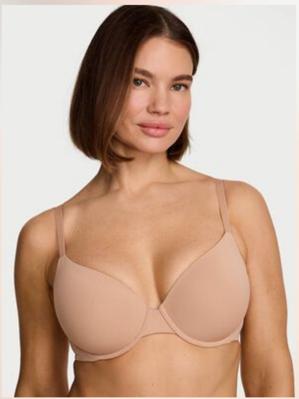 Victoria's Secret T-Shirt Lightly Lined Demi Bra | Nude/Beige | 36C